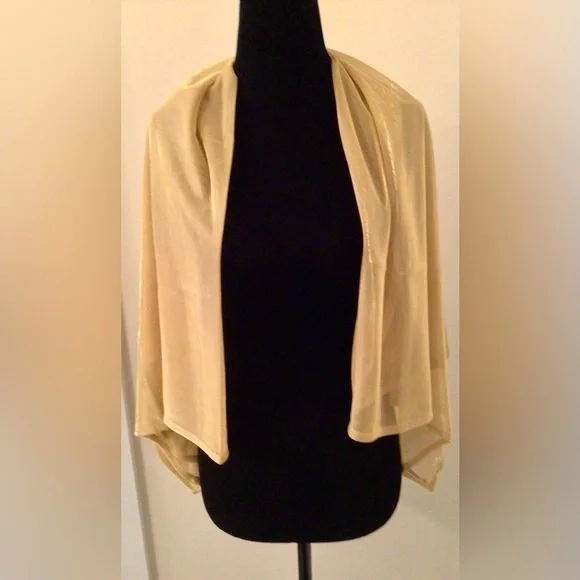 NEW! MORENO & CO Gold Sarong Pareo Wrap Stole Shawl - One Size - Picture 5 of 5
